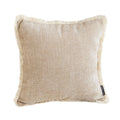 NNEAGS 45cm Milk Coffee Home Aesthetic Chenille Texture Tassel Square Throw pillow