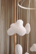 Handmade Boucle clouds white