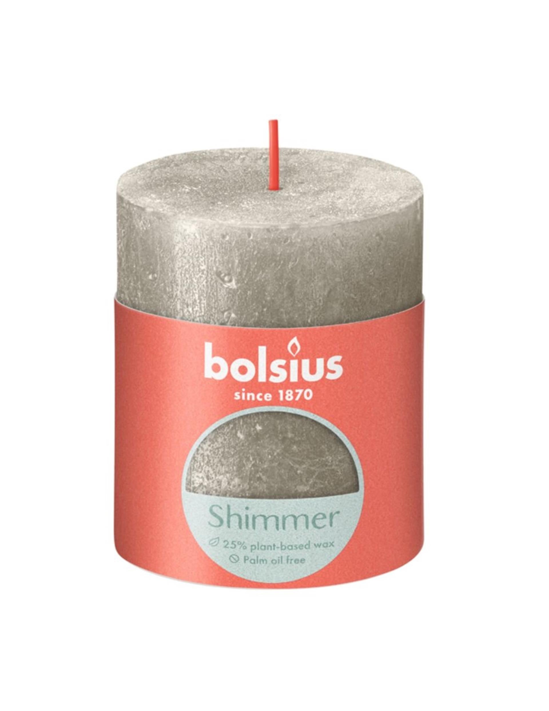 Bolsius rustic candle 80 68 champagne