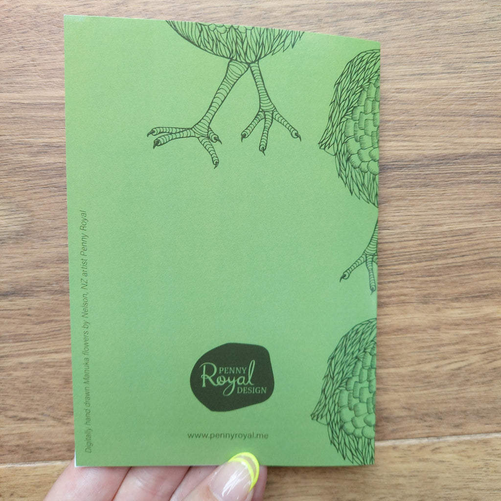 NZ Native Birds Outlined Greeting Cards