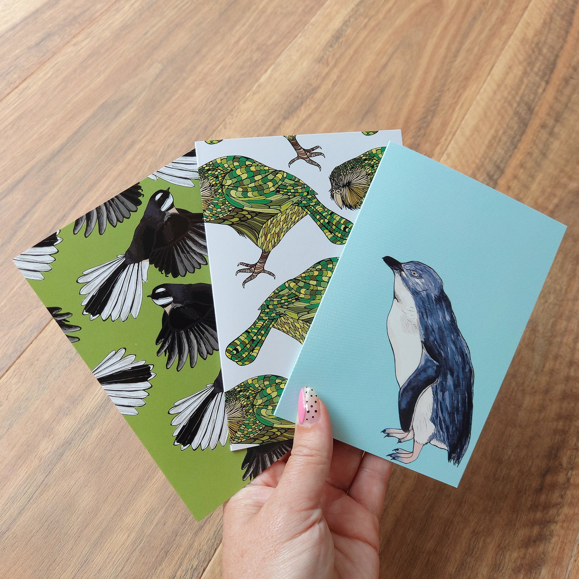 Kakapo Green Art Print. Kakapo Greeting Card