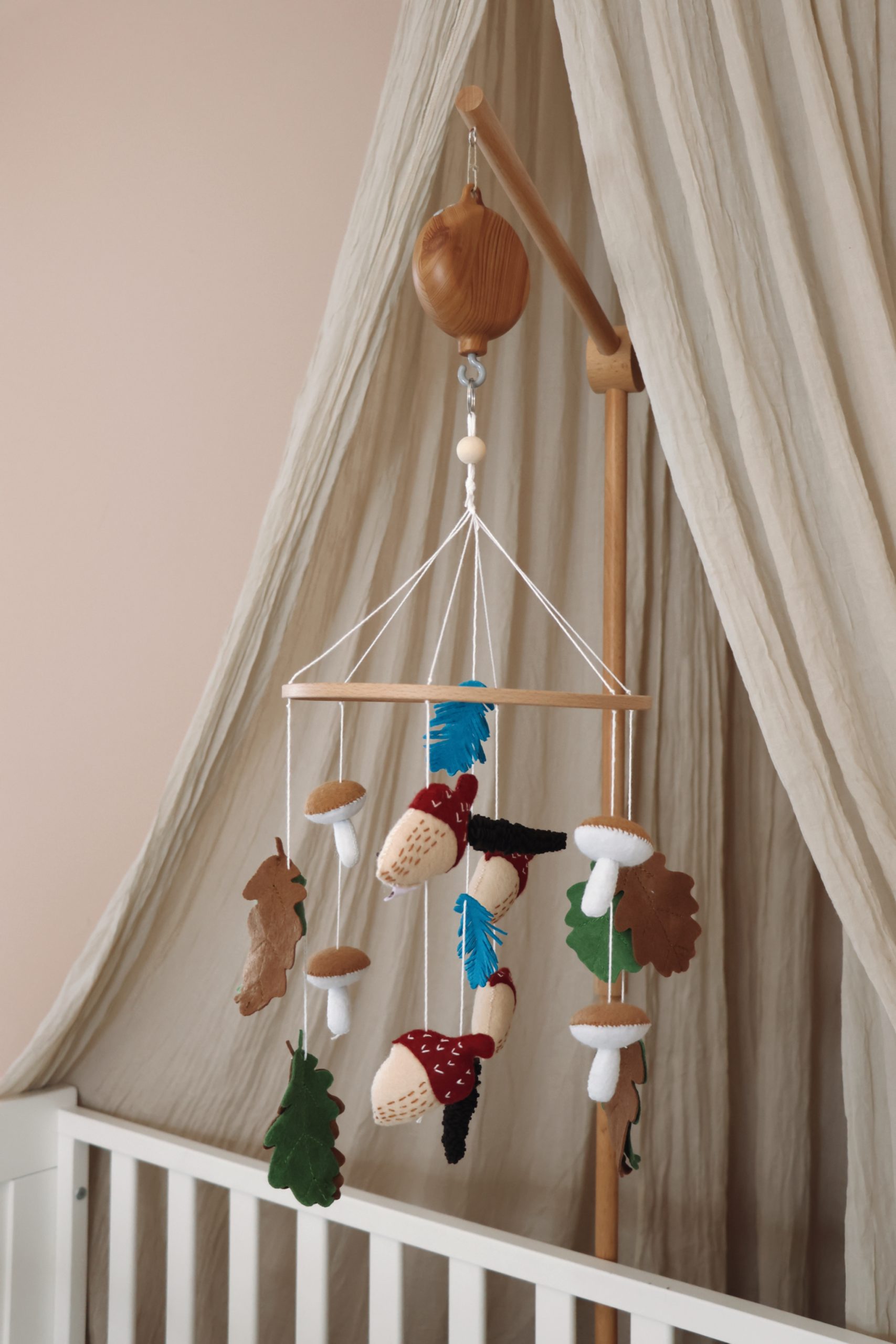 Handmade Autumn babymobile