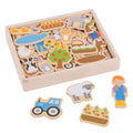 Bigjigs Farm Magnets, 35pc.