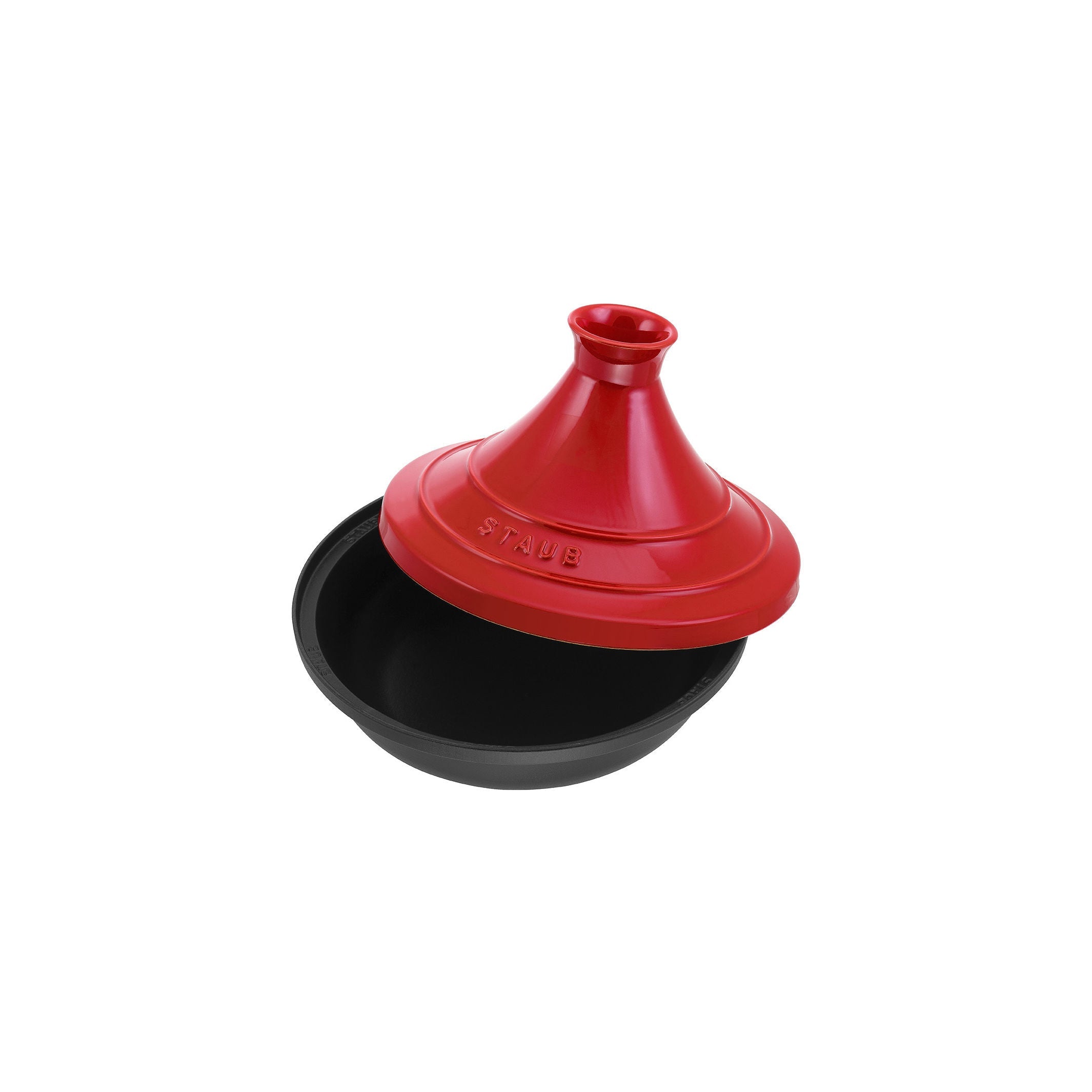 STAUB Specialities 28 cm Cast Iron Tajine, Cherry