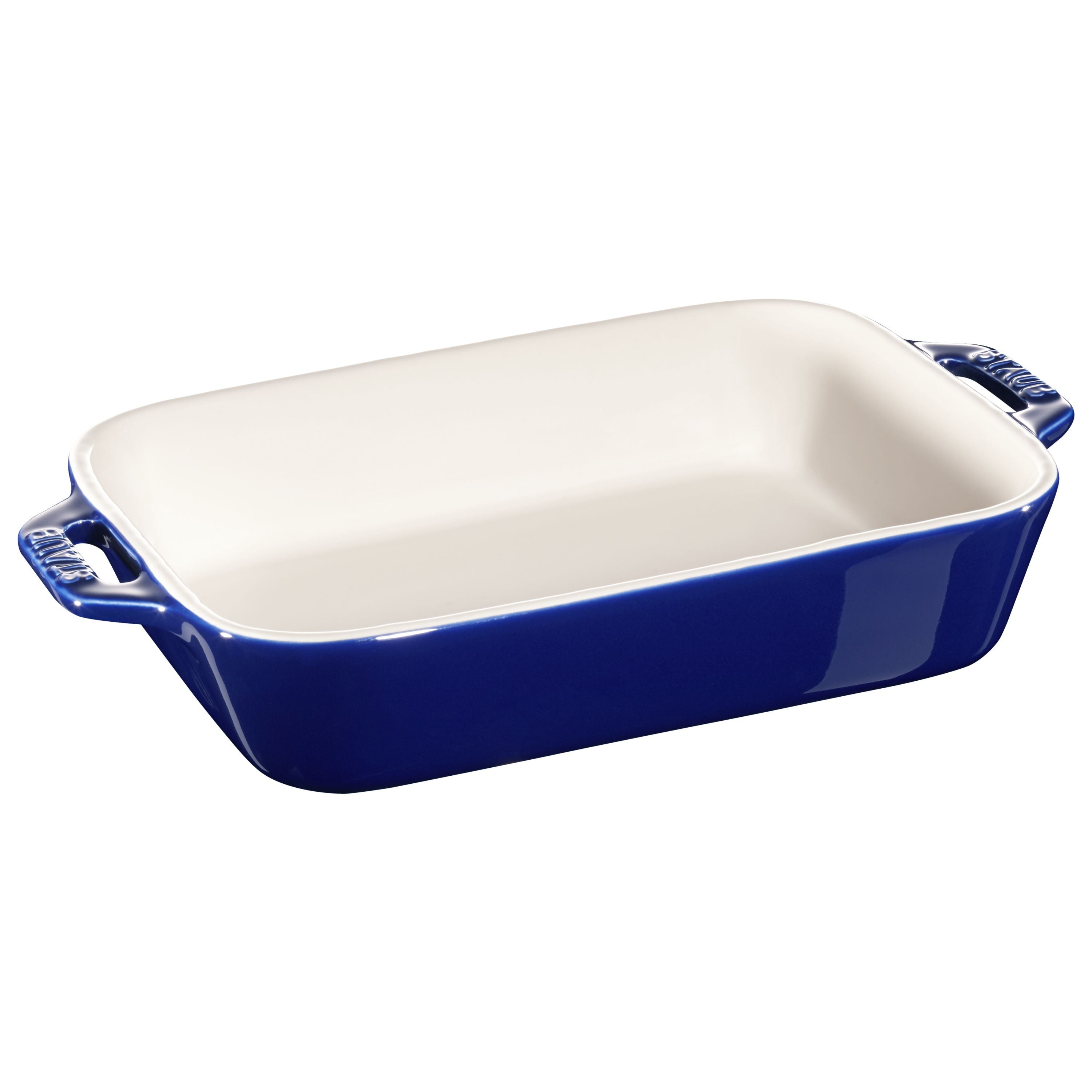 STAUB Ceramique 1 L Ceramic Rectangular Oven Dish, Dark-Blue