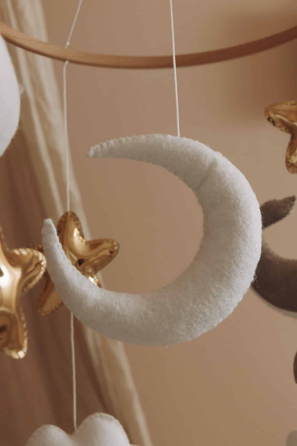 Handmade Little Whales baby mobile
