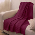 Pure Linen - Waffle Weave Throw Blanket