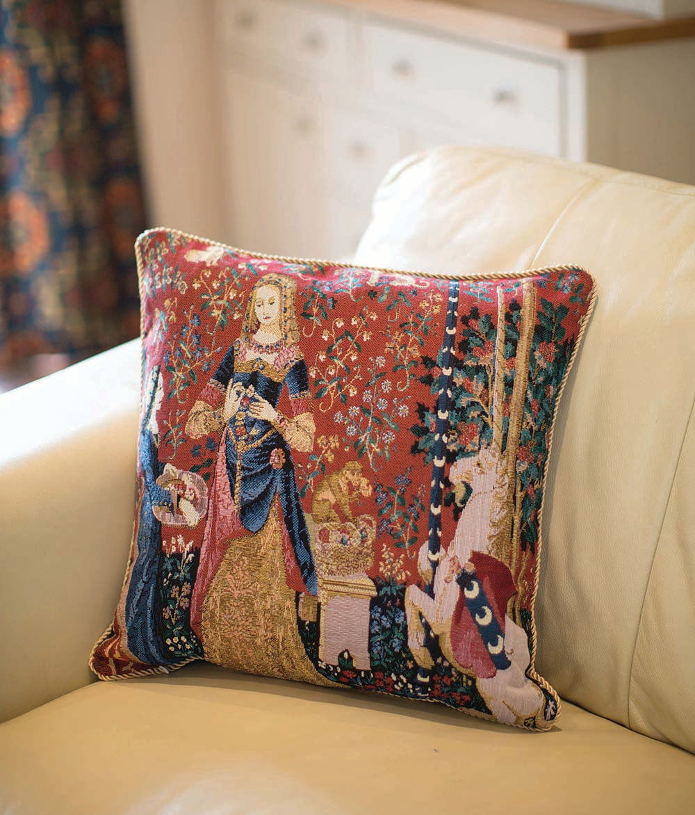 Lady and Unicorn Sense of Smell - Cushion Cover Art 45cm*45cm