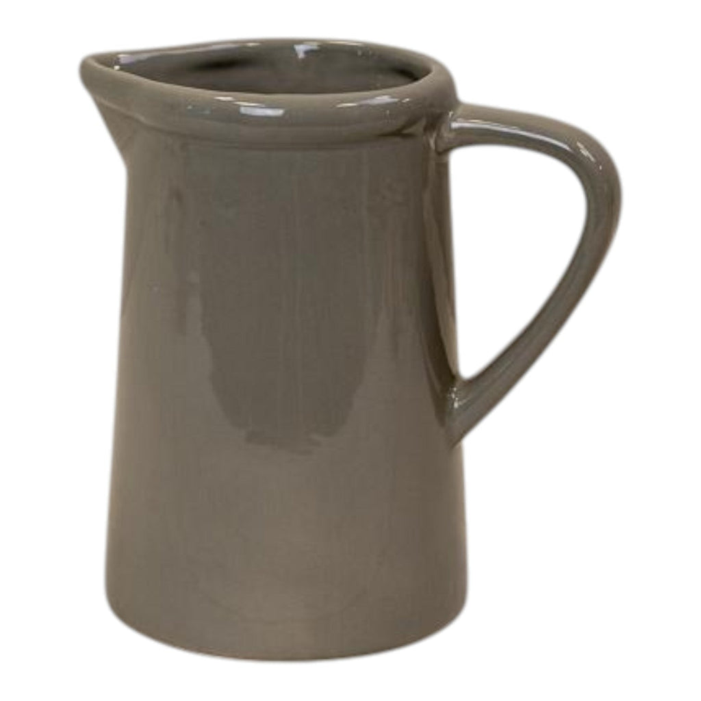 Large Grey Ceramic Jug