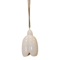 White Ceramic Hanging Flower Decoration