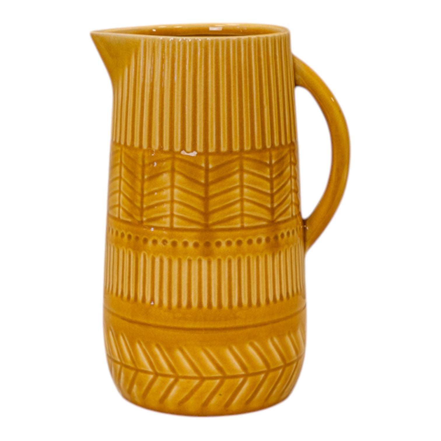 Yellow Ceramic Jug