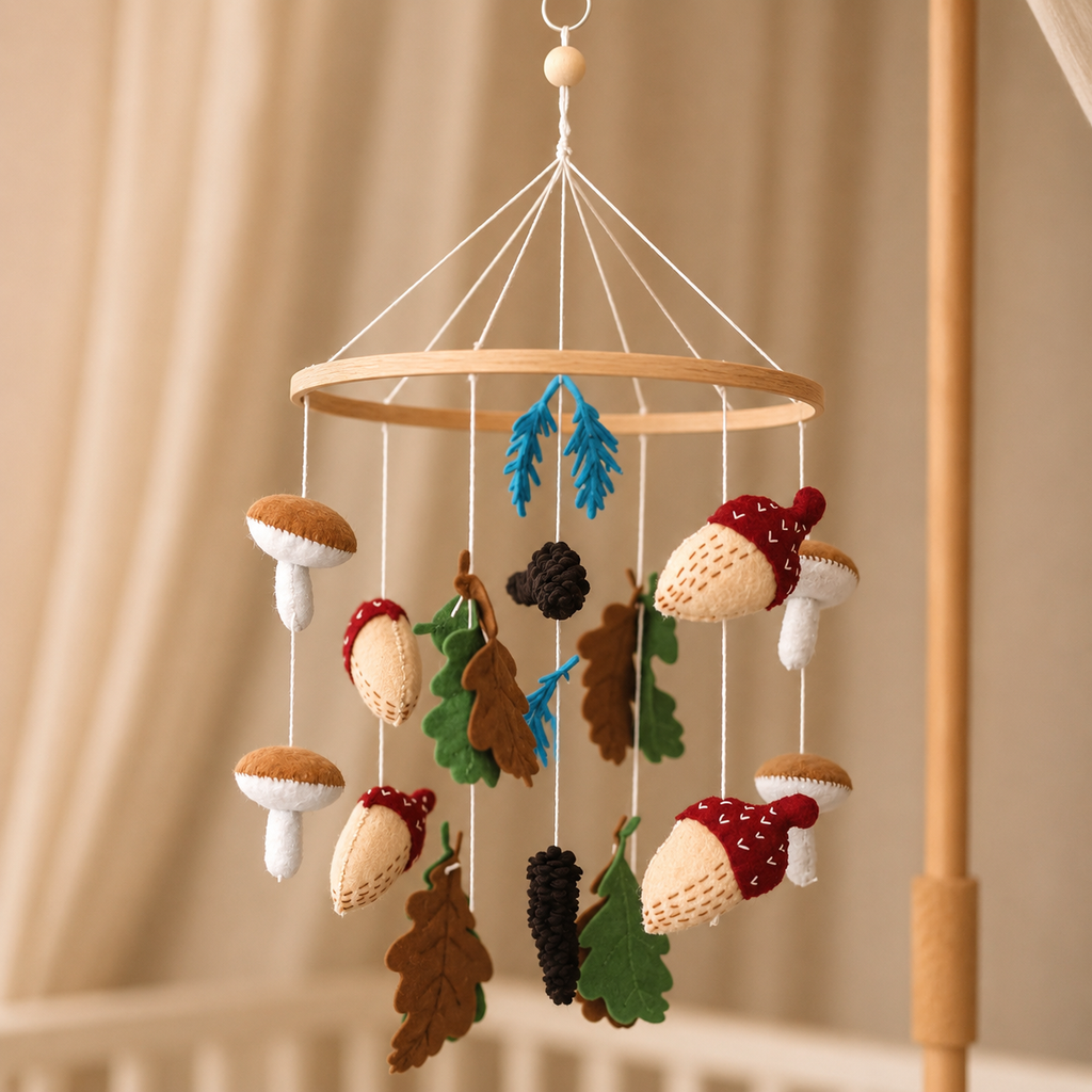 Handmade Autumn babymobile