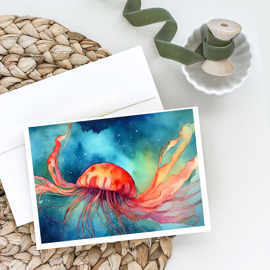 Jellyfish Greeting Cards Pack of 8