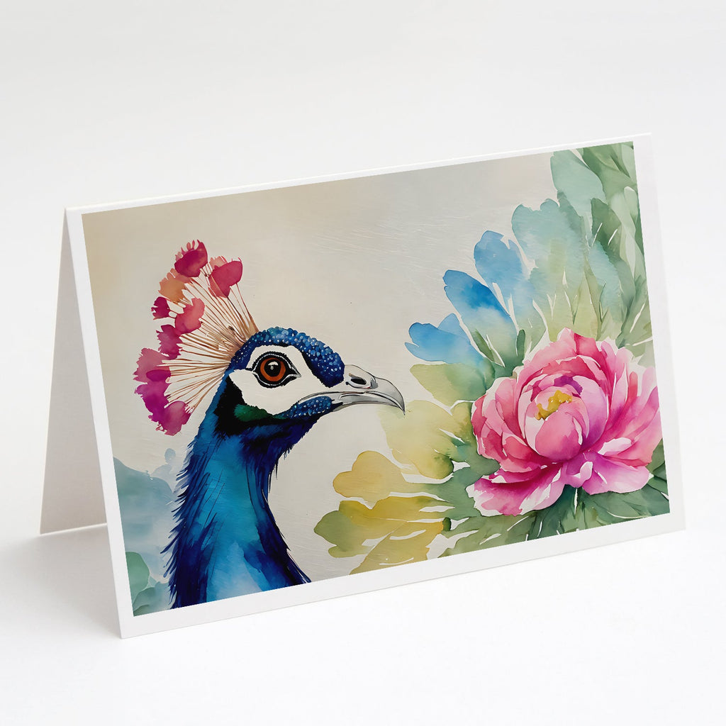 Peacock Greeting Cards Pack of 8