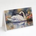 Swan Greeting Cards Pack of 8