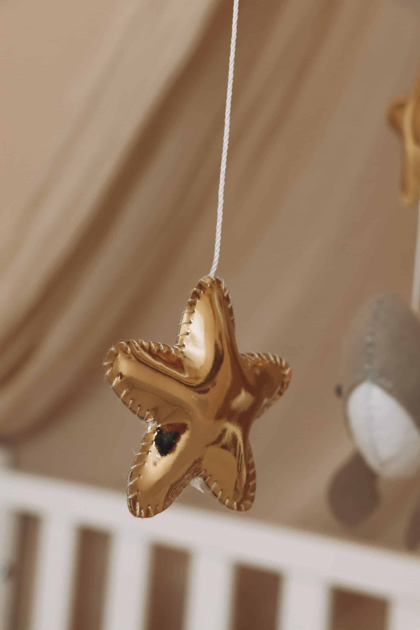 Handmade Little Whales baby mobile