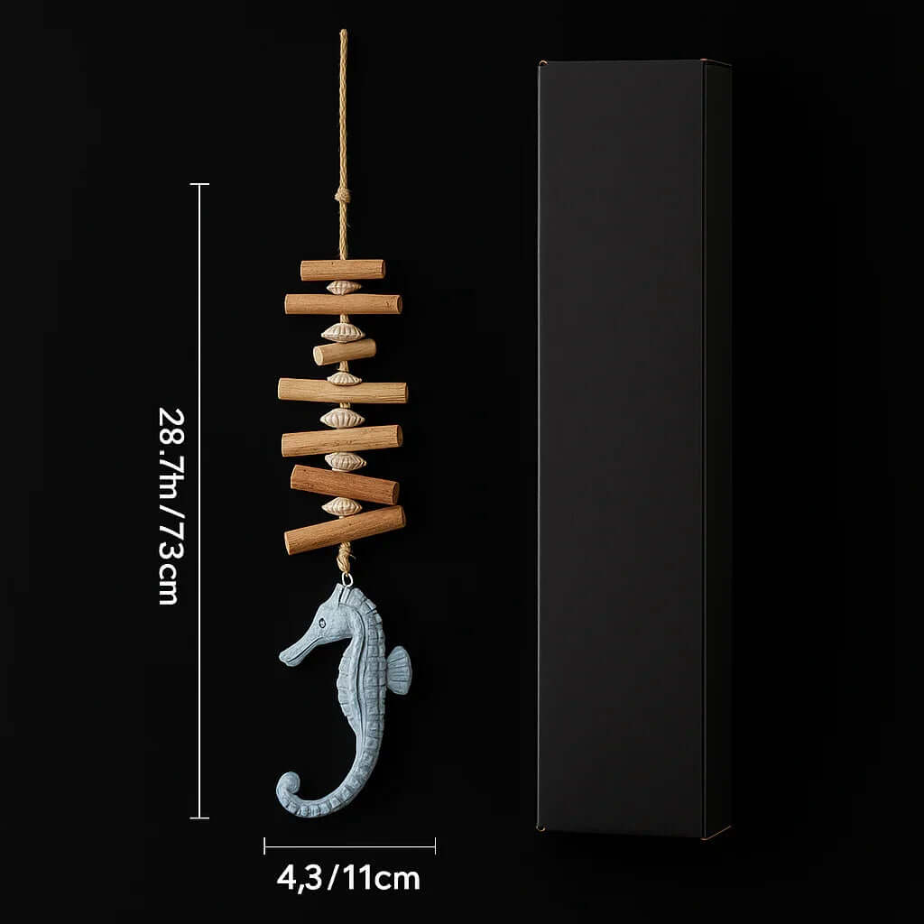 Driftwood seahorse wall decor Wooden Driftwood home decor Seahorse