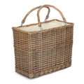 Antique Wash Wicker Insulated Cool Basket