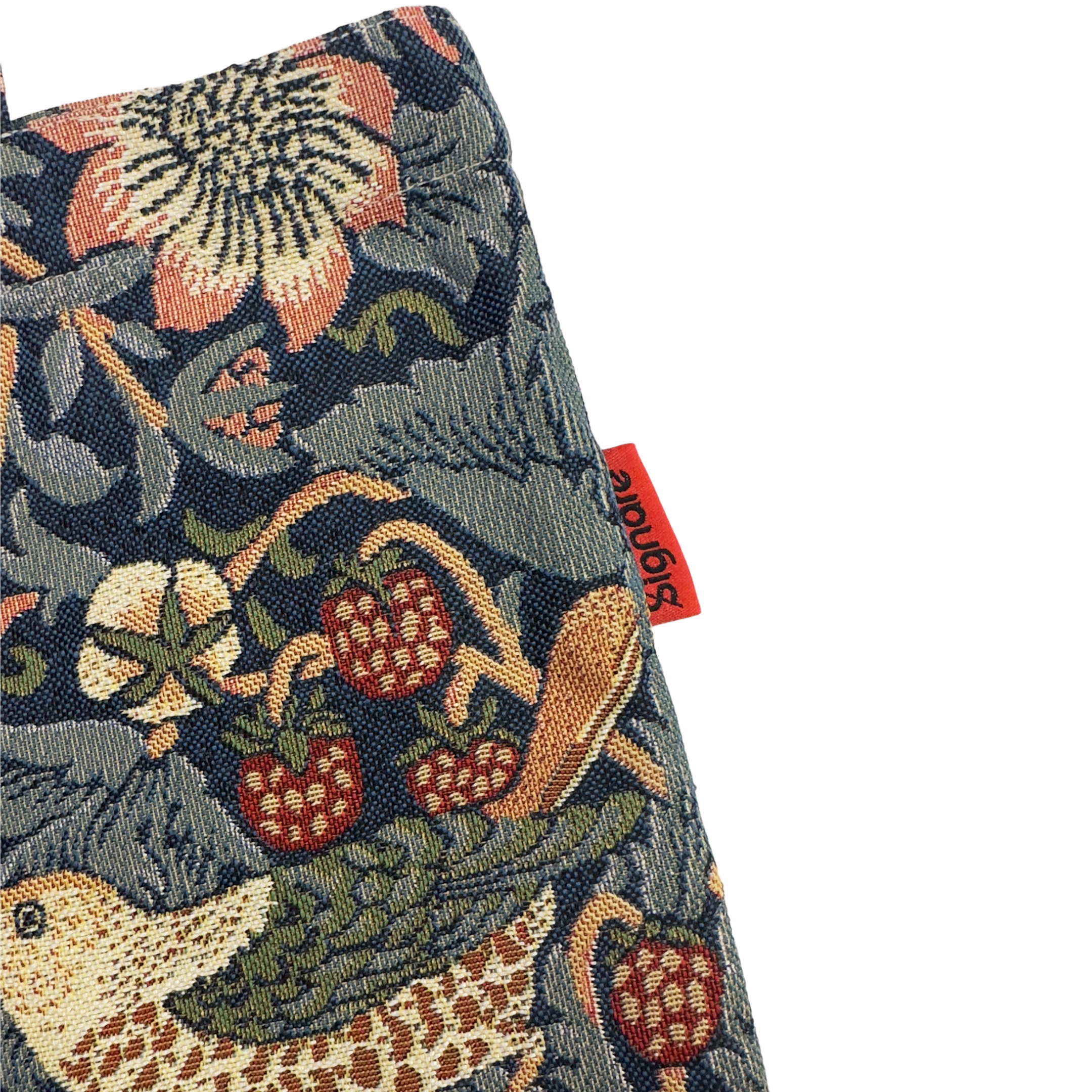 William Morris Strawberry Thief Blue - Flat Bag