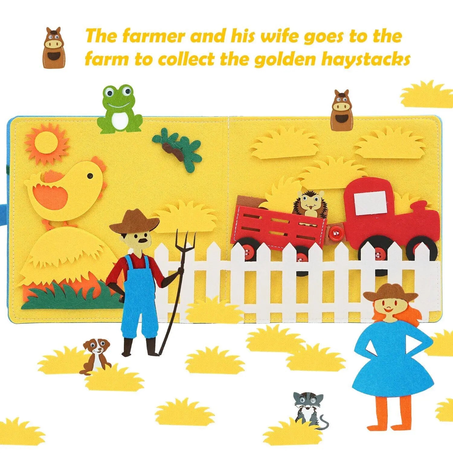 Farm Animal Felt Storytelling Toy