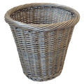 Antique Wash Willow Waste Paper Bin