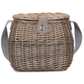 Antique Wash Wicker Fishing Creel