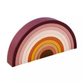 Rainbow Wooden Arch Bridge Stacking Toy