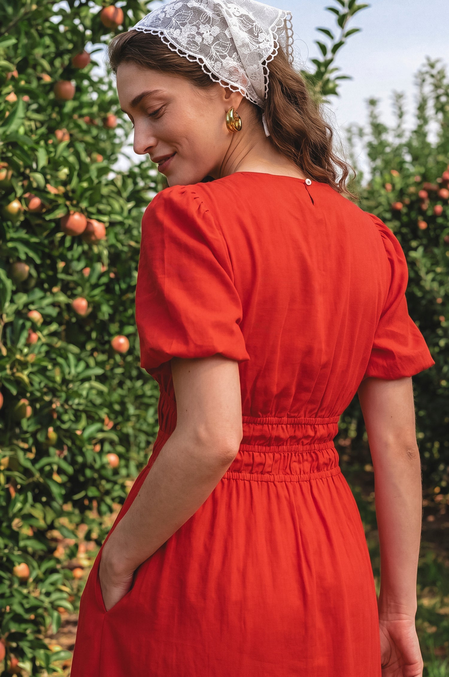 Ida Linen Midi Dress