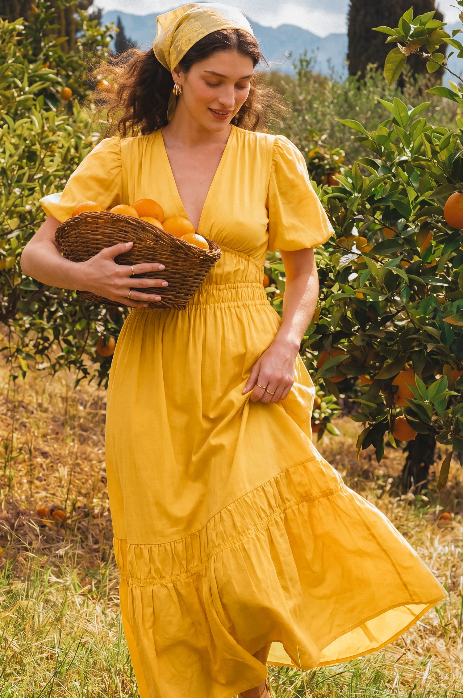 Ida Linen Midi Dress