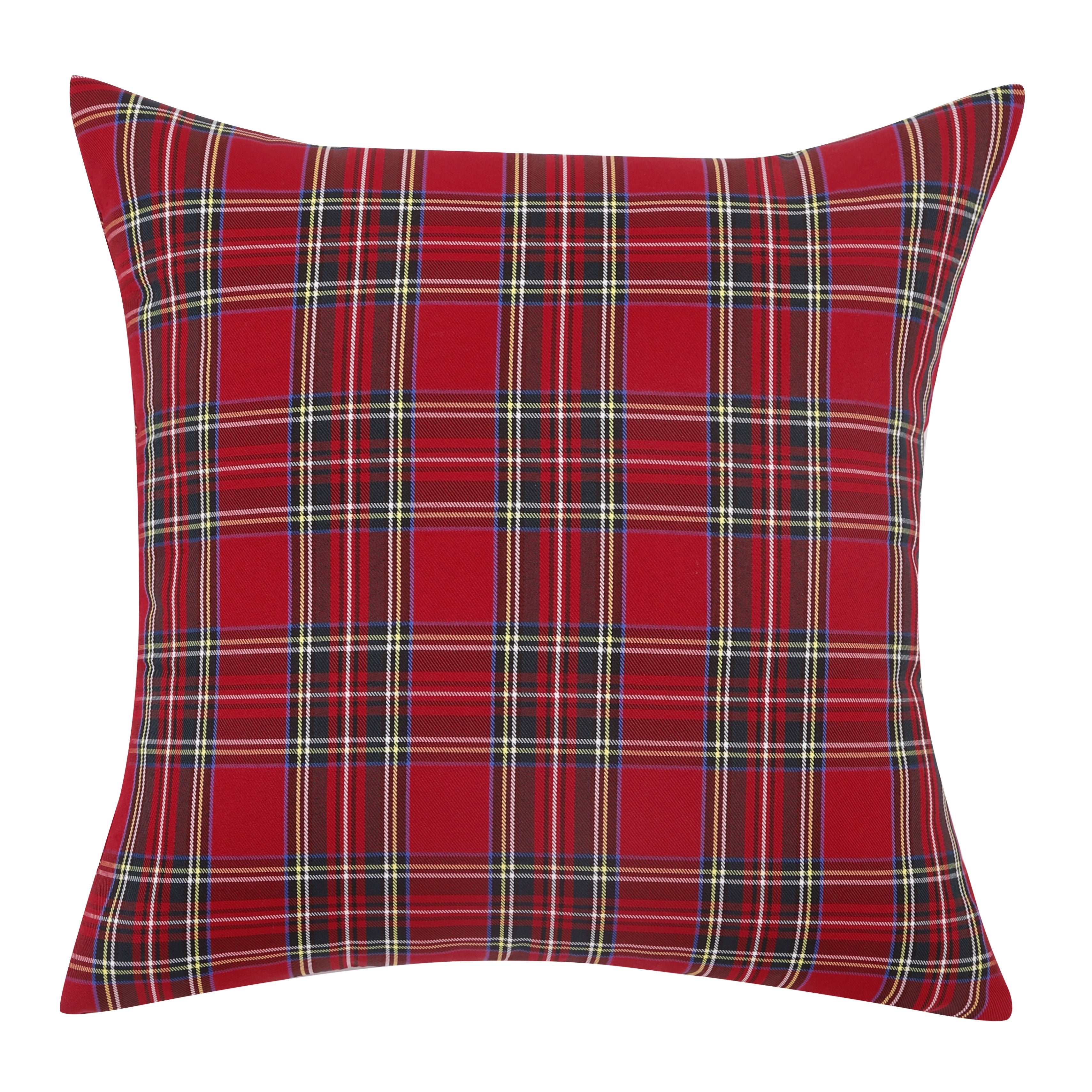 Polyester Cotton Tartan Check Cushion Cover Home Sofa 45x45 CM (18"x18") -  Multiple Designs