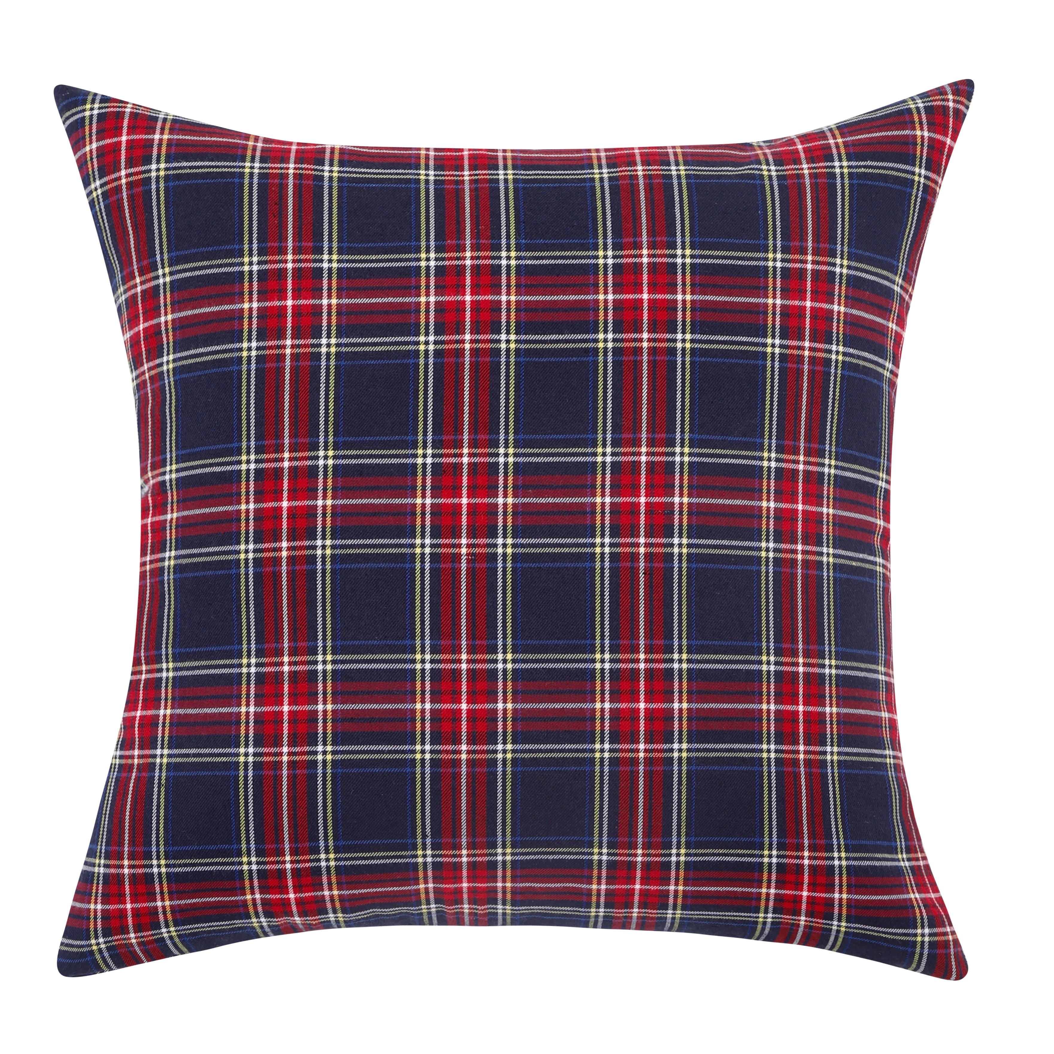 Polyester Cotton Tartan Check Cushion Cover Home Sofa 45x45 CM (18"x18") -  Multiple Designs