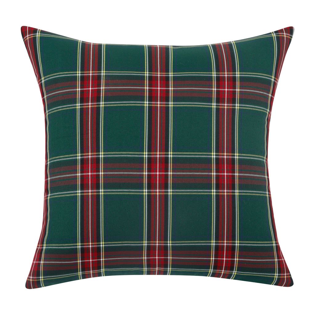 Polyester Cotton Tartan Check Cushion Cover Home Sofa 45x45 CM (18"x18") -  Multiple Designs