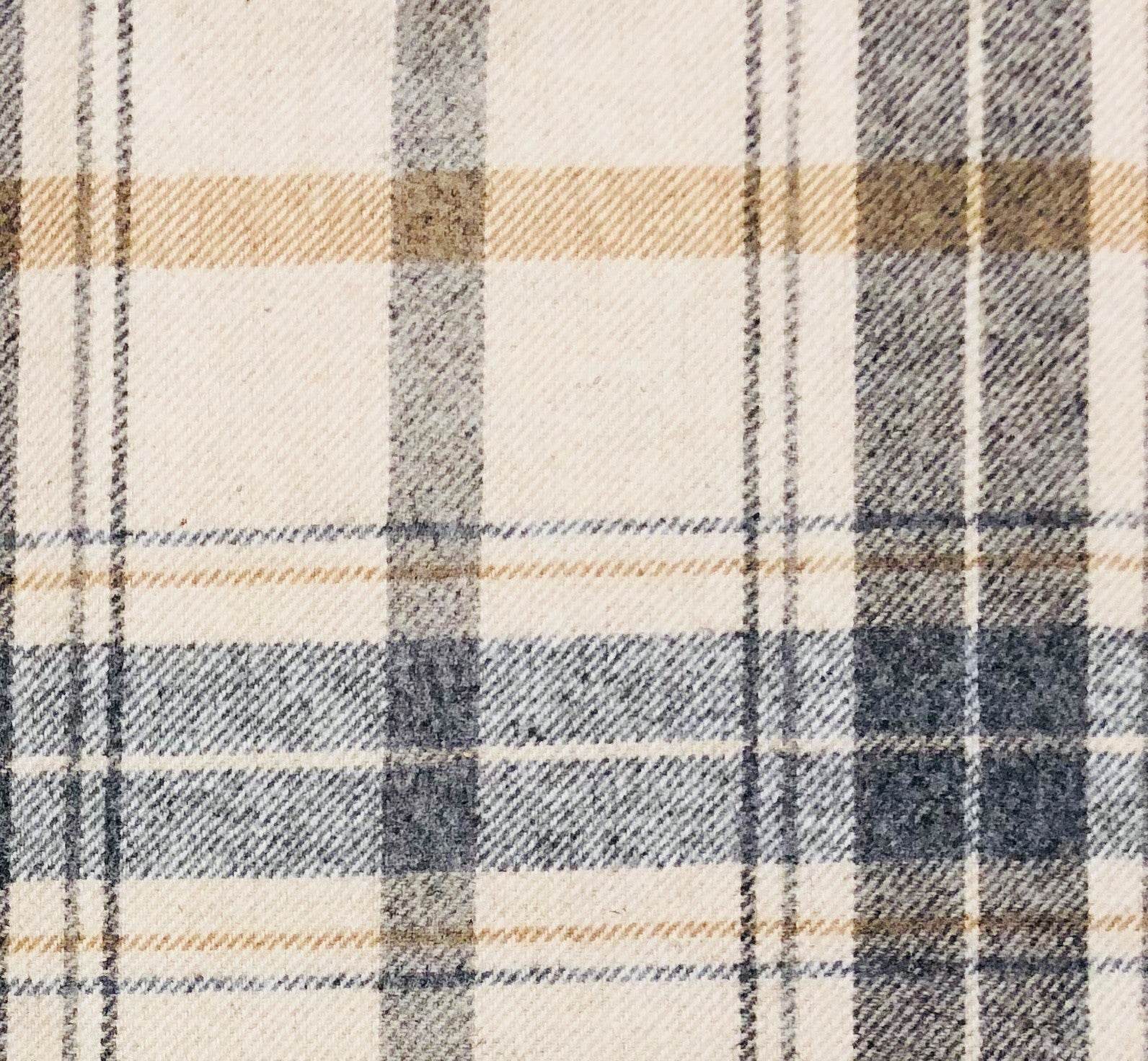 Plaid Rendezvous Luxury Throw Motif Pillow