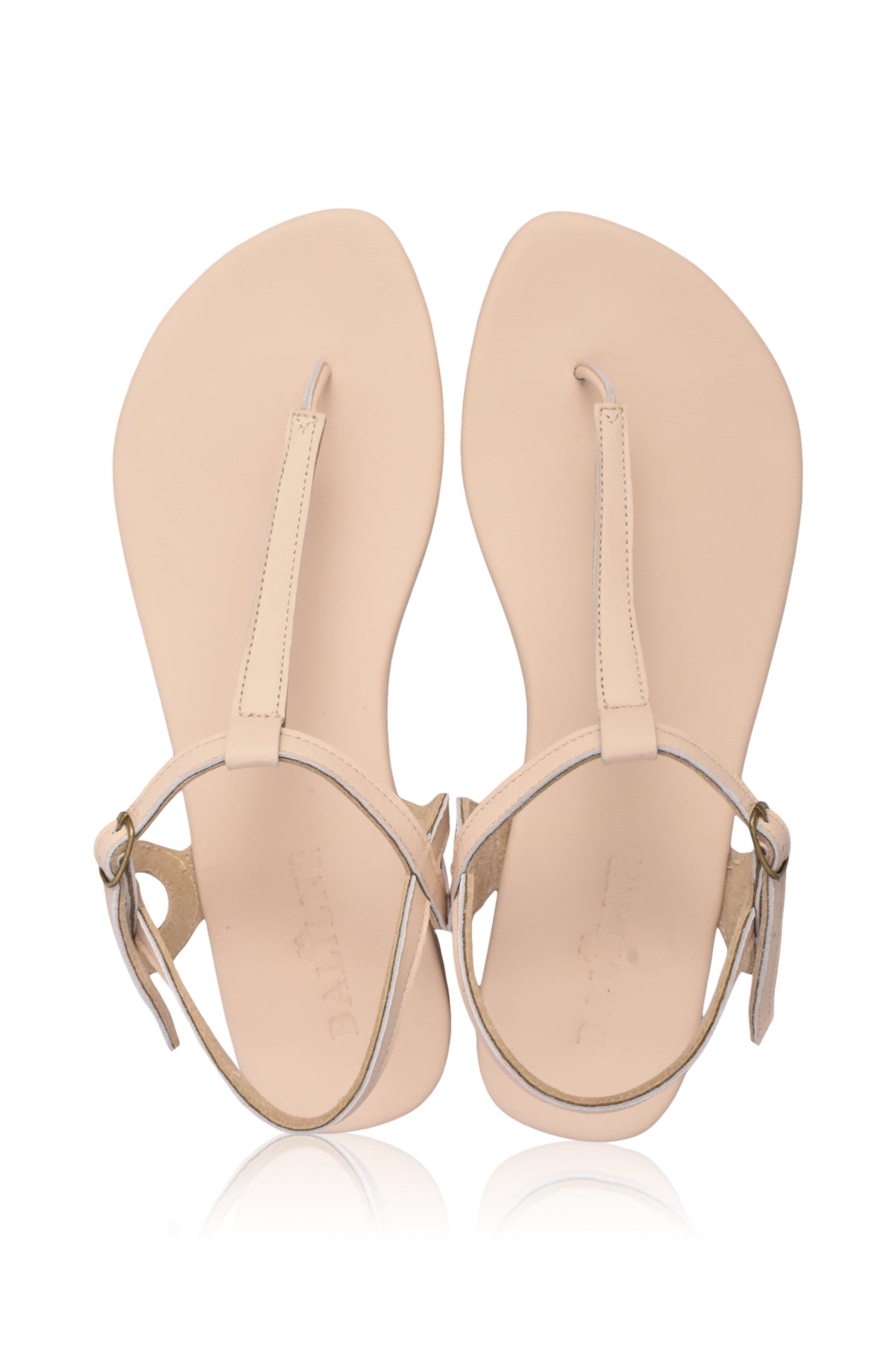Rosalia T-strap Leather Sandals (Sz. 4, 8.5 & 9)