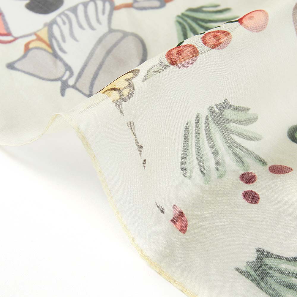 Charles Voysey Alice - 100% Pure Silk Scarf
