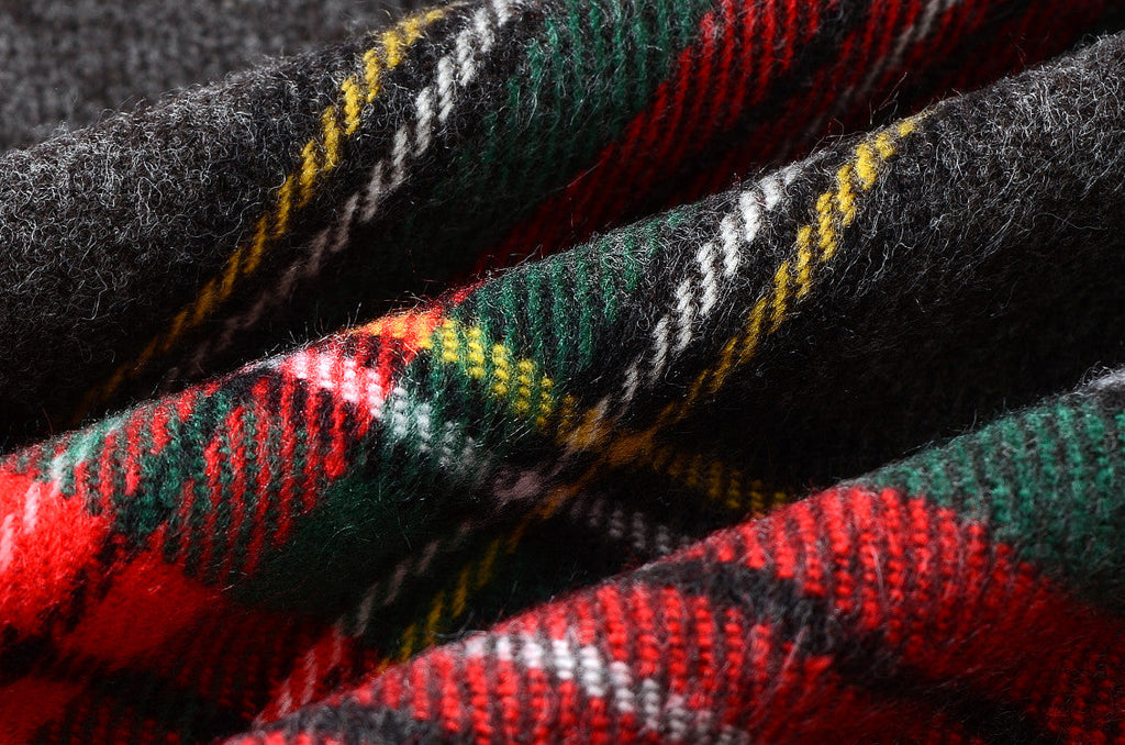 Black Stewart Tartan - Shawl Scarf
