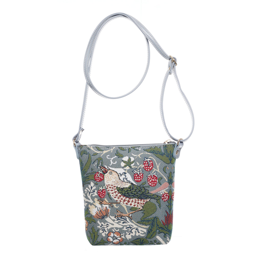 Strawberry Thief Grey - Sling Bag