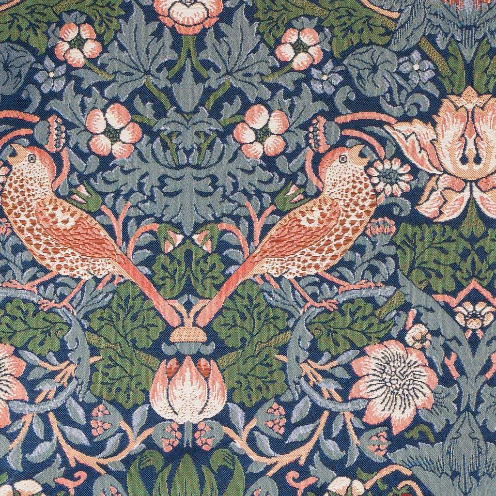 William Morris Strawberry Thief Blue - Cushion Cover 45cm*45cm