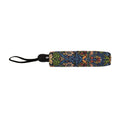 William Morris Strawberry Thief Blue - Automatic Folding Umbrella