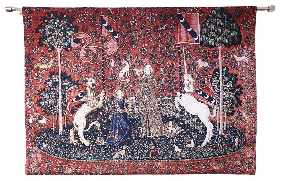 Lady & Unicorn Sense of Taste - Wall Hanging in 2 sizes