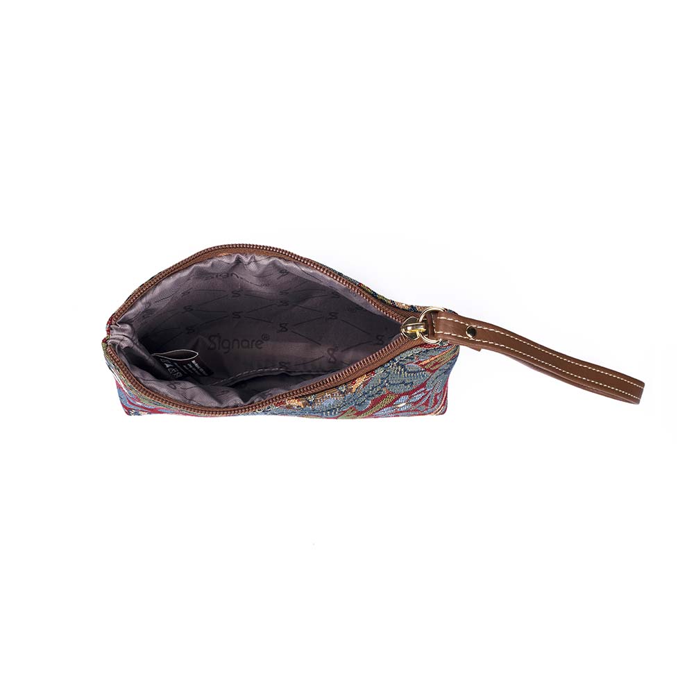 William Morris Strawberry Thief Red - Wristlet