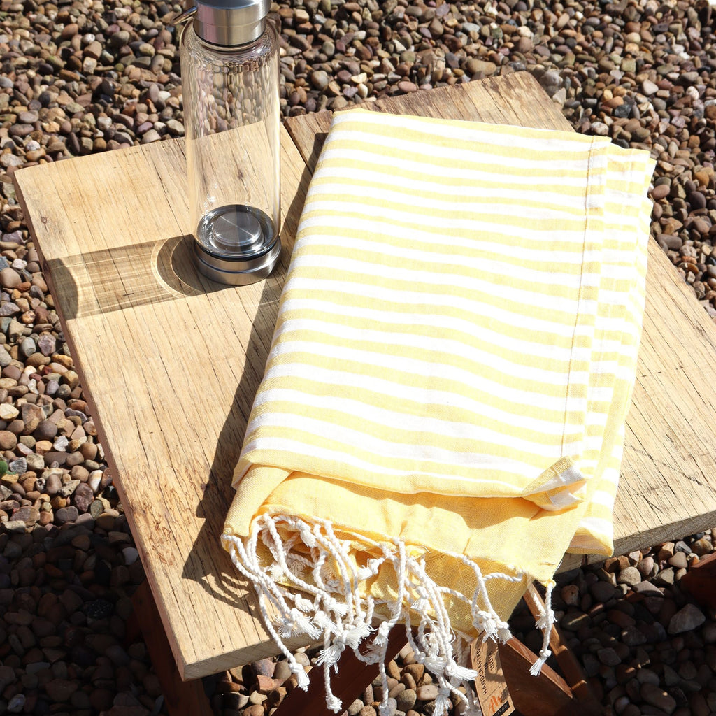 Cotton Pario Throw - 100X180 cm - Sunny Yellow
