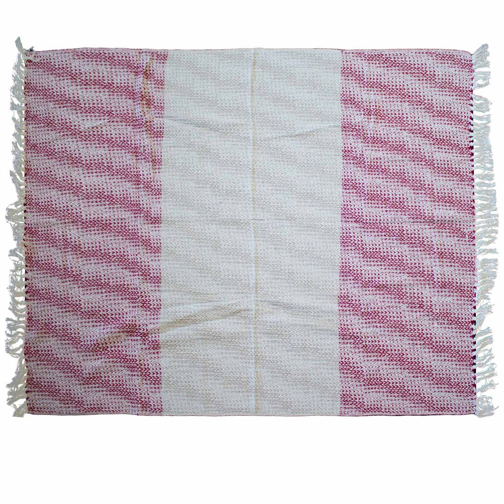 Boho Comfort Throws - Ruby Two Tone