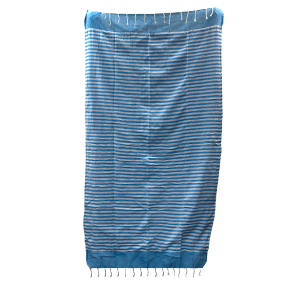 Cotton Pario Throw - 100X180 cm - Sky Blue