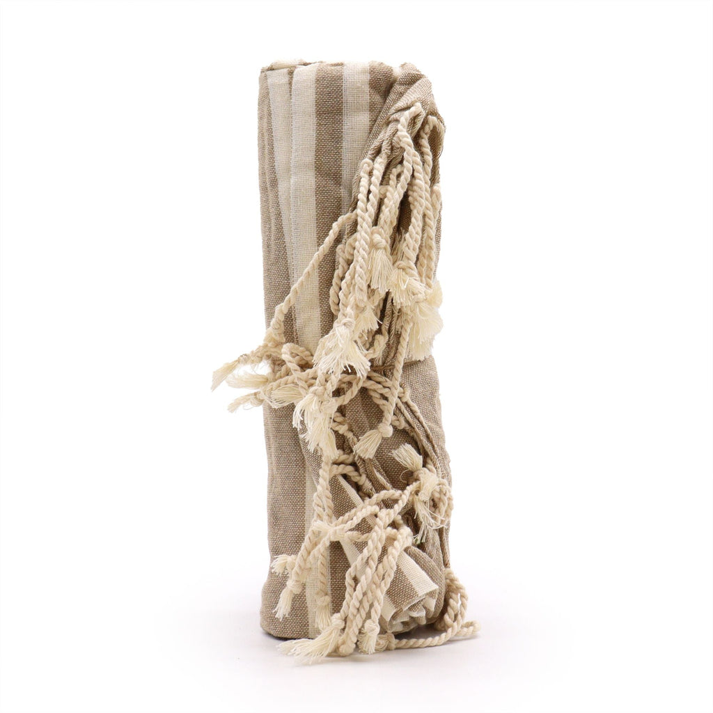 Cotton Pario Throw - 100X180 cm - Warm Sand