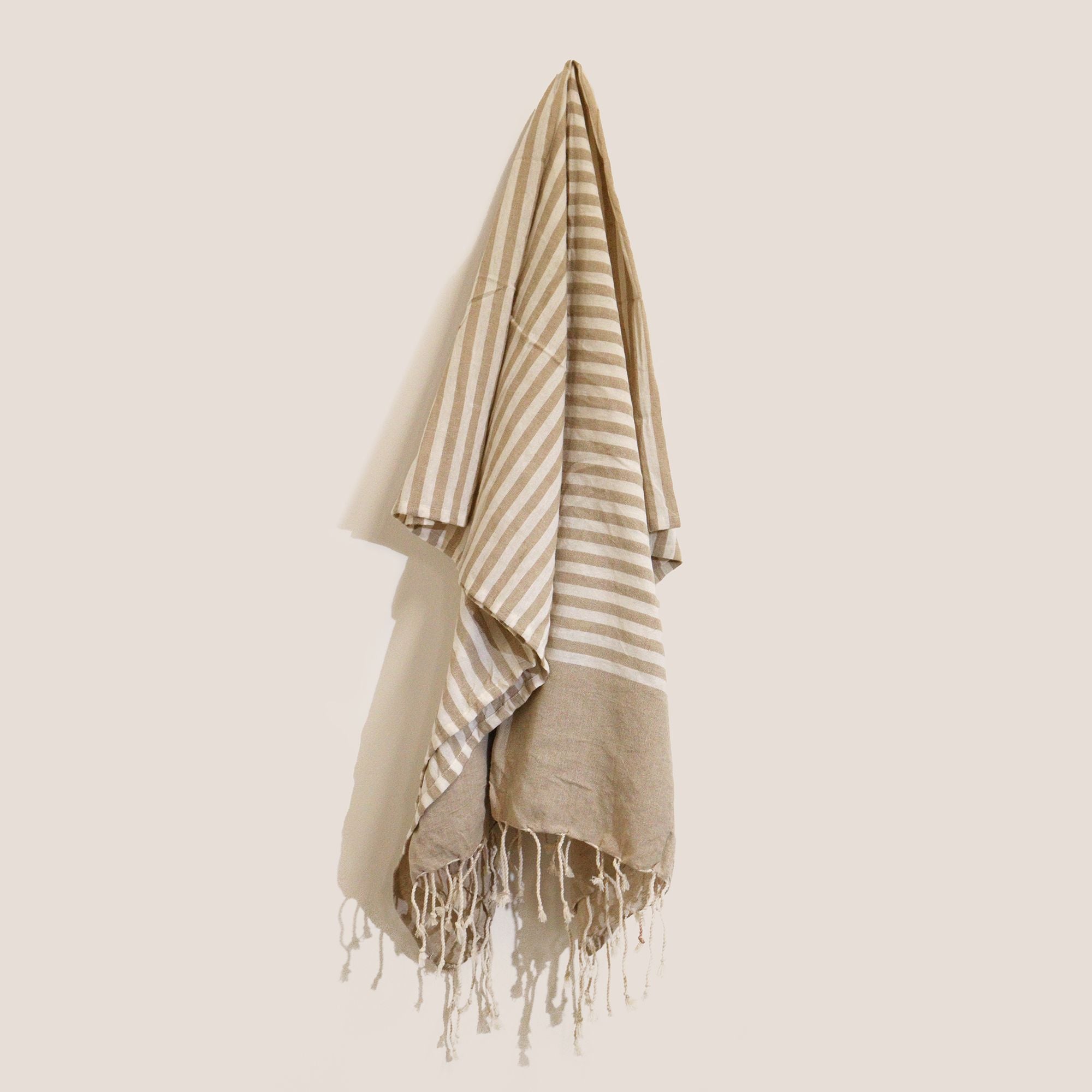 Cotton Pario Throw - 100X180 cm - Warm Sand