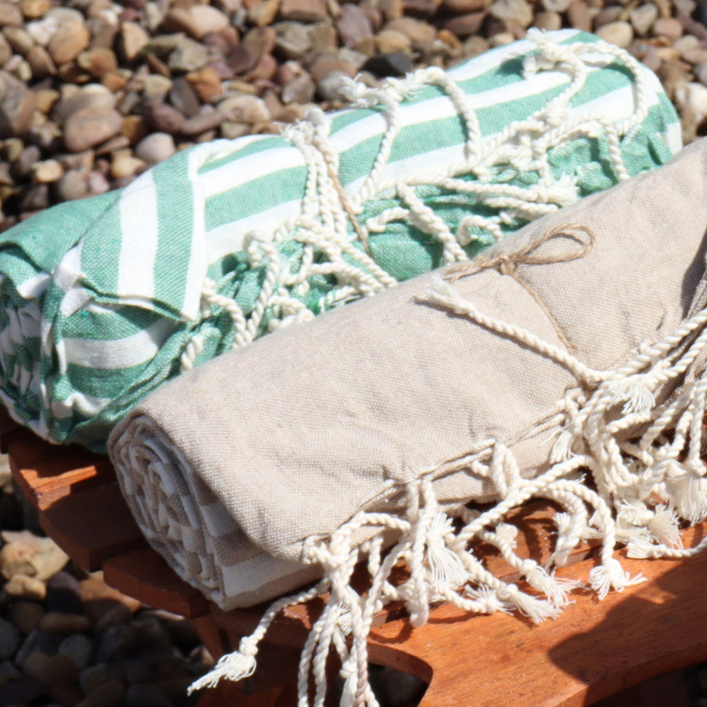Cotton Pario Throw - 100X180 cm - Warm Sand