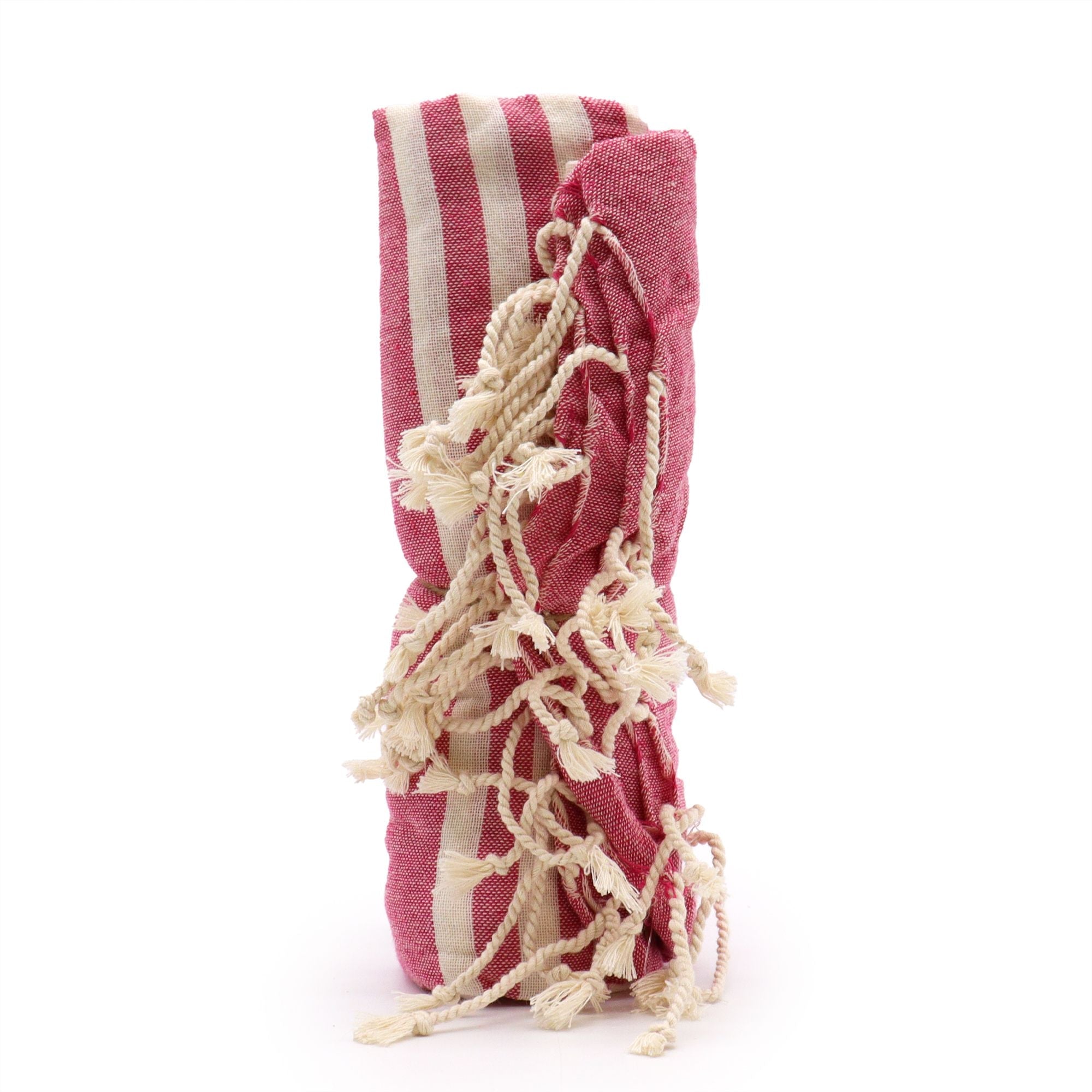 Cotton Pario Throw - 100X180 cm - Hot Pink