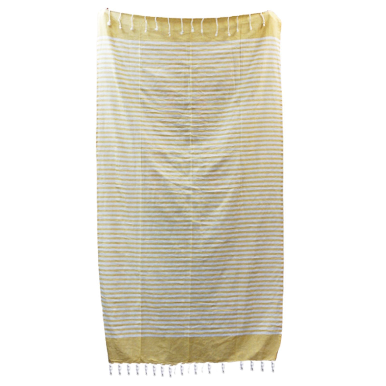 Cotton Pario Throw - 100X180 cm - Sunny Yellow