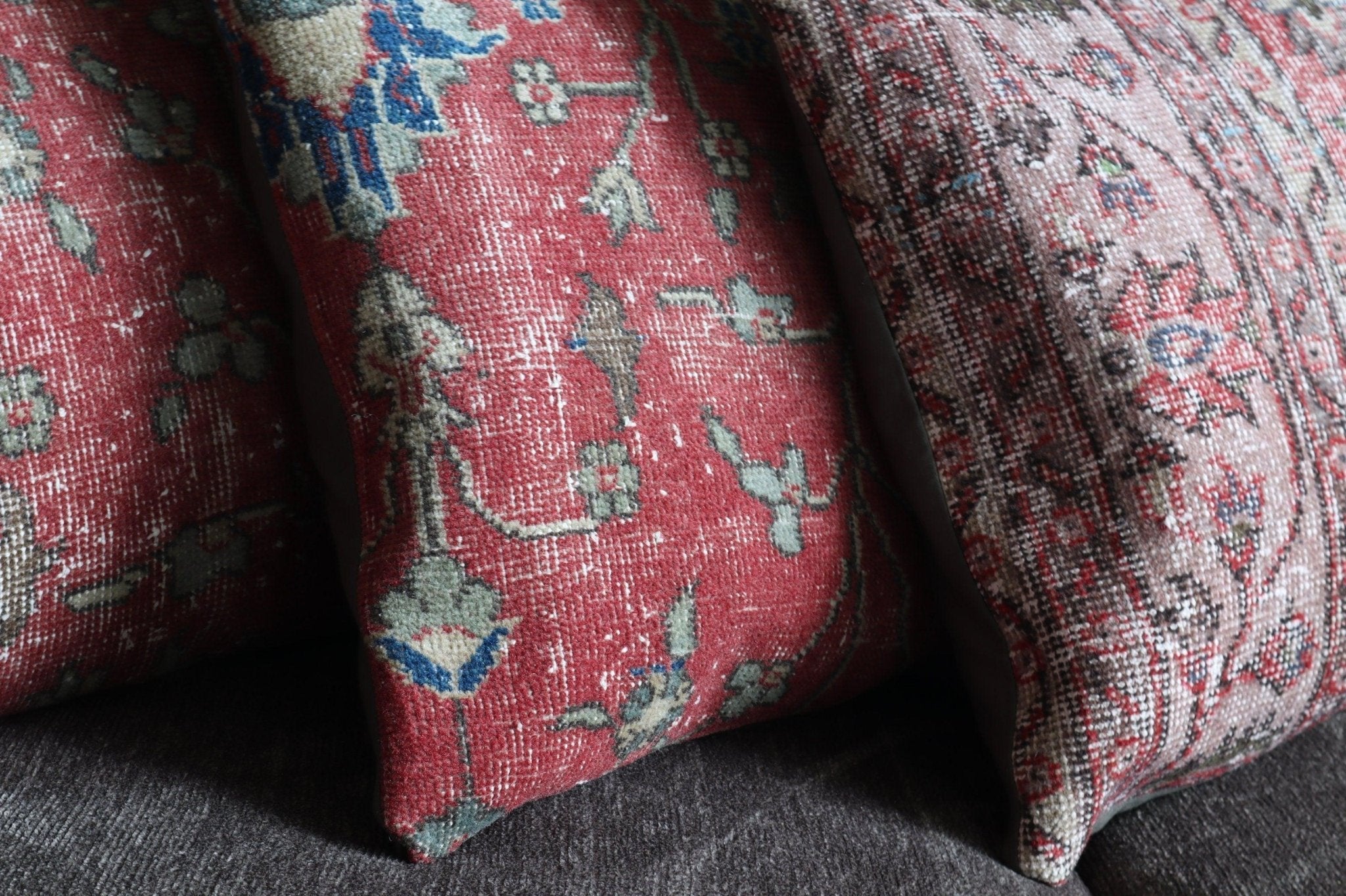 Canvello Modern Farmhouse Throw Pillows | Set of 3 | 20"X20"